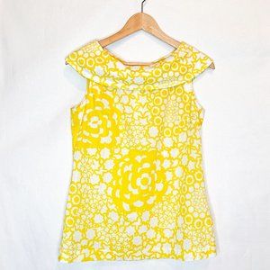 Trina Turk Shimmer Fabric Bateau Top